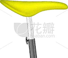 黄色,自行车座,分离着色,白色,脚踏车,运动,效率,设计,休闲,坐
