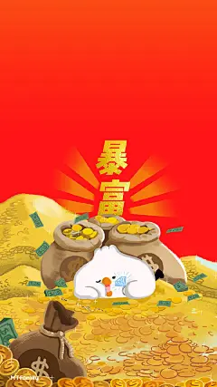 上一波新春壁纸，
快给你的手机充欧气，
想要哪个？
#小笼包鸡# #比心海豹# ​​​​