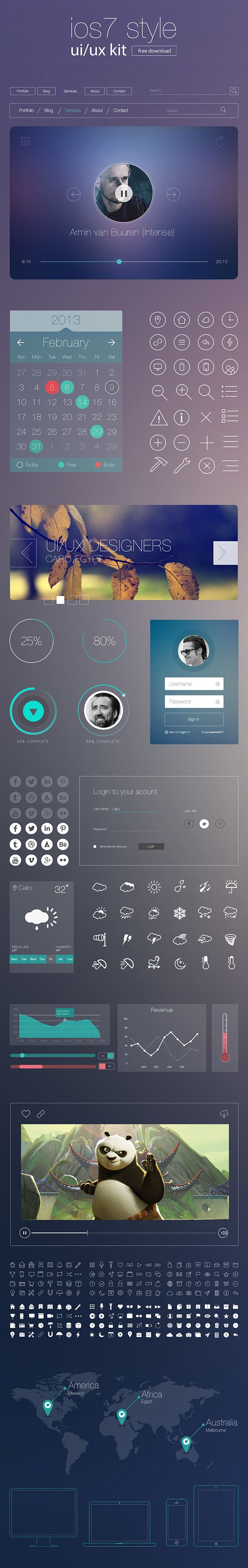 iOS7-style-UI-UX-kit