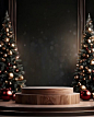 Photo christmas elegant and luxury podiu... | Premium Photo #Freepik #photo