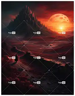 景观 外国的 未来派 未来 行星 观众 太阳 幻想 生成的Ai