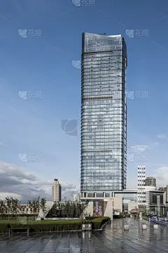 城市,现代,建筑,垂直画幅,天空,无人,蓝色,路,辽宁省,户外