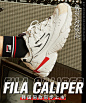 FILA 斐乐官方CALIPER 老爹鞋男ins潮2019新款休闲运动鞋复古男鞋-tmall.com天猫