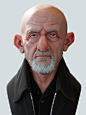 Stylized Mike Ehrmantraut - Breaking bad