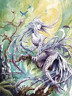 Yami-Yasmine 手绘水彩日本同人漫画欣赏