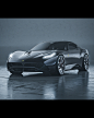 Matteo Drovetto，法拉利，3D 建模，可视化，汽车设计，Ferrari Concept，流线型设计，