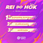 可能是包含下列内容的图片：上面的文字是“M REI DO HOK RESULTADOS 1은 GIOVANNE DOVIDIO 2° 3° CLARANJADA MAKNARA HONOR KINGS”