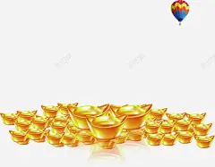 元宝主题隆重招商海报高清素材 页面网页 平面电商 创意素材 png素材