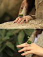 【真正的绿色创意戒指】纯天然、无污染、环保又创意....[图源自网络]