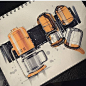 1,385 Me gusta, 3 comentarios - Скетчинг Рисование Дизайн (@sketchzone) en Instagram: "Скетч от @andrew_designs #ID #sketching #idsketching #product #productdesign #concept #sketch…"