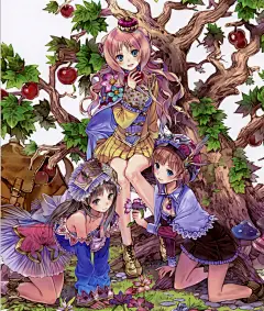 炼金术士题材相关资源/菲利斯/罗罗娜/特特莉/梅露露的工作室插画截图头像-日韩精品-微元素Element3ds - Powered by Discuz!