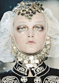 romanticnaturalism:

Frosted Russian princess Vlada Roslyakova at John Galliano Fall 2009
