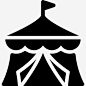 马戏团帐篷动物表演旅行车图标_88ICON https://88icon.com 马戏团帐篷 动物表演 旅行车 度假 三环 假日 装饰 庆典 娱乐 杂耍表演 休闲娱乐实心图标