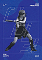 海报的灵魂设计Nike poster