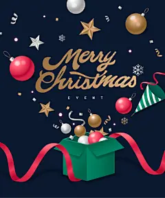 796-可爱圣诞节贺卡装饰冬日新年主题AI矢量插画海报素材-淘宝网