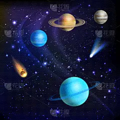 太空,背景,球体,有序,传单,模板,天王星,地球形,海王星,行星