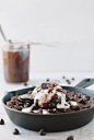 Double Chocolate Chip Skillet Cookie for Two