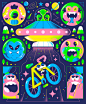 Abducted By Aliens by Enisaurus on Dribbble