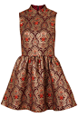 Topshop - Brocade Skater Dress: Perfection! The cut, fit, and the print is to die for.