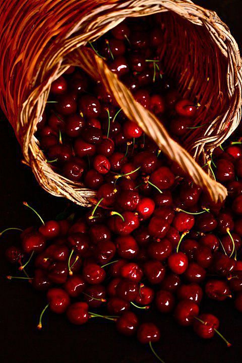 Basket of Cherries: 