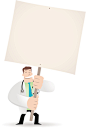 概念,通讯,生活方式,卫生保健和医疗,布告栏_165681800_Doctor holding a blank sign for your message_创意图片_Getty Images China