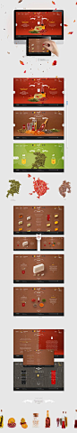 k.Sisters by Sergei Gurov, via Behance #design #web #webdesign #layout #site #website #www #food #spices #map #country #countries #spice #food