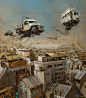 涡轮增压柴油朋克复古飞行汽车插画-Alejandro Burdisio [19P] (6).jpg