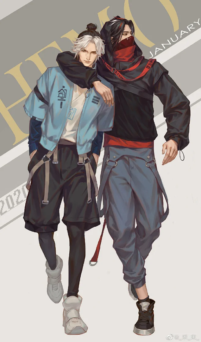 偶像男团~@剑网3有爱同人秀 @剑网3官方微博 @JX3暗箱组合-花瓣网