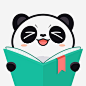 熊猫看书应用图标logopng免抠素材_新图网 https://ixintu.com APP,logo,安卓,工具,应用图标,看书,阅读
