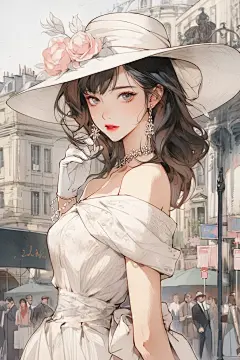 大小姐 女生头像壁纸AI绘画 - 小红书