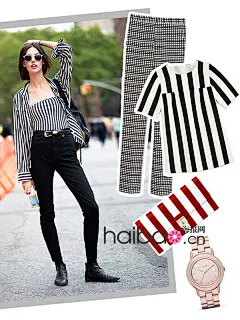 【图】“春季购物欲望清单”(第3期)：古灵精怪Marc Jacobs女郎的复古条纹风！_Marc Jacobs_海报时尚网
