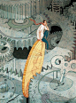 香港插画艺术家  倪传婧(Victo Ngai) 一组幻想插画设计 ​​​​