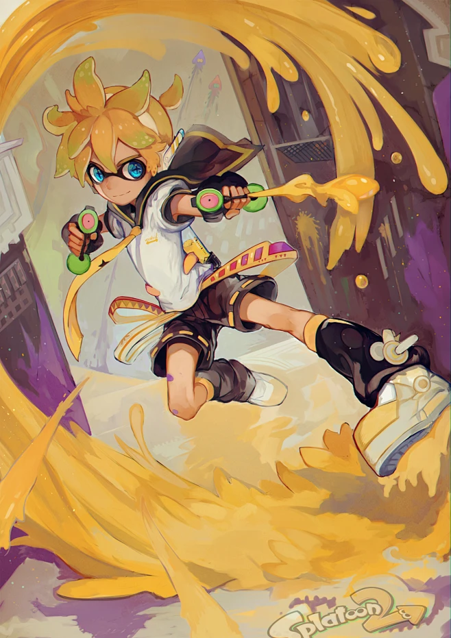 Splatoon！-花瓣网