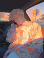 MJ｜LA日落 vintage