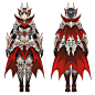 Malzeno Armor (Female) Concept Art from Monster Hunter Rise: Sunbreak