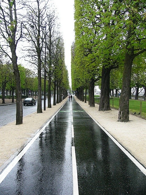 Cycle path, Paris. C...