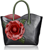 Pijushi New Designer Inspired Ladies Handmade Floral Tote Shoulder Bags 8825 (Black): Handbags: Amazon.com