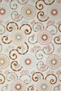 其中包含以下圖片：Kyoto Allover Flower Wall Stencil