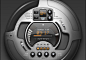 音乐播放器UI界面设计（一）(原图尺寸：500x350px)