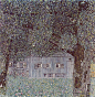 古斯塔夫·克林姆特(Gustav Klimt)高清作品《上奥地利州农舍》