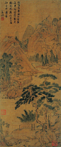 文徵明——《茆堂访友图》【楼屋茆堂面水道，寂无车马有苍苔。莫嫌汮略通行径，不为知音那得来】人物山水 立轴欣赏 | 
明|文徵明(1470-1559)名壁字征明、征仲，号衡山居士，世称“文衡山”，诗文上与祝允明、唐寅、徐真卿并称“吴中四才子”。画史上与沈周、唐寅、仇英合称“吴门四家”。画从沈周。诗文画俱精，人称“四绝”全才。山水人物花卉等皆工。