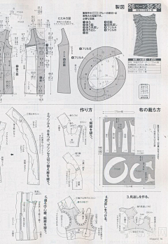 (_爽✿儿采集到服装裁剪