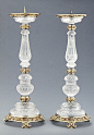 Pair of pricket candlesticks@北坤人素材