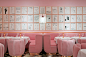 “ Installation of drawings by David Shrigley at The Gallery Restaurant at Sketch, London. Interior design by India Mahdavi. ”