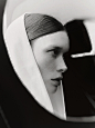black and white editorial Fashion  fashion photography Greece Julia hafstrom painting   photographer portrait vogue