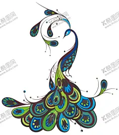 孔雀 【酷图网】孔雀,卡通动物,动物,各种动物,动物合集,森系动物,可爱动物,Q版动物,动物插画,手绘童话动物,兔子,大象,老虎,猫,刺猬,猴子,蝴蝶,蛇,狗狗,羊,背景底纹
