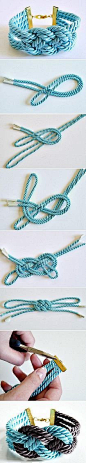 DIY Lovely Thick Bracelet DIY Projects: 