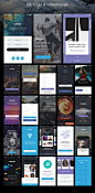 Products : Premium pack of 120+ elaborate iOS screens in seven categories that can help you to create your own app design or prototype. Each screen is fully customizable and exceptionally easy to use. 
Categories include: Login & Walkthough, Reader &a