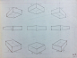 素描基础 两点透视多个长方体