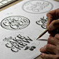 英国字体设计师 Tobias Hall 手绘作品欣赏。